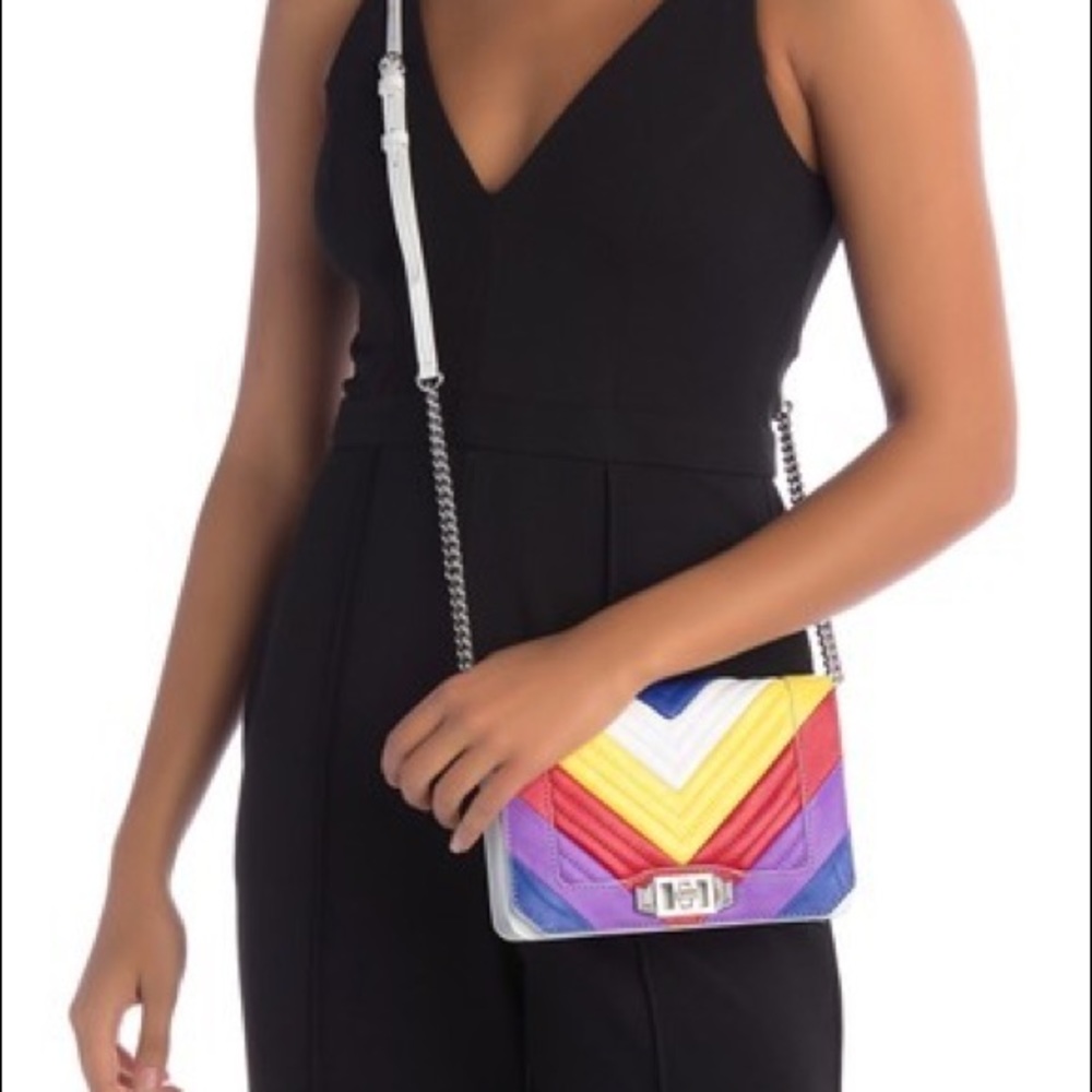 Rebecca Minkoff Chevron Quilted Locke Crossbody - Picture 2 of 6